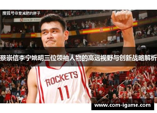 蔡崇信李宁姚明三位领袖人物的高远视野与创新战略解析 蔡崇信李宁姚明三位领袖人物的高远视野与创新战略解析